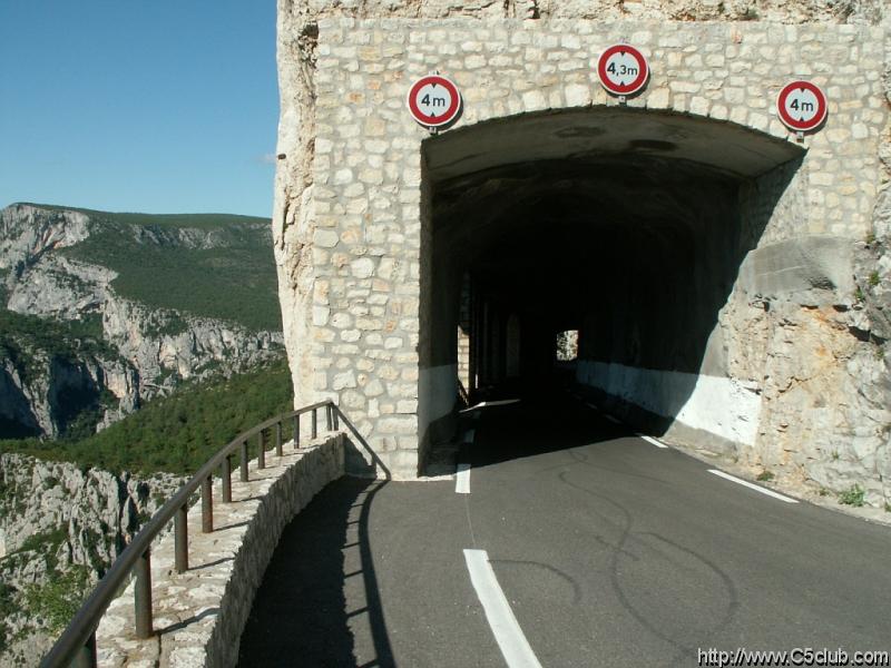 Tunel du Fayet (kaňon Verdon)