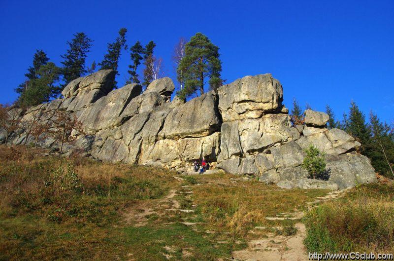 ertovy skly, obec Lideko (10km od Valaskch Klobouku)